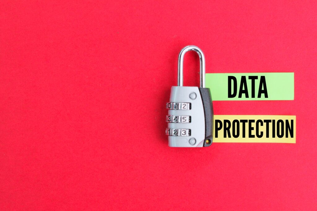 key with the word Data Protection